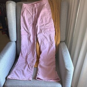 American Eagle Outfitters Pink Cargo Jeans